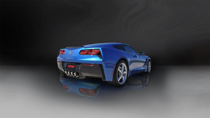 2.5in Axle-Back Dual Rear Exit with Turn Downs <br> 2014-2019 Chevrolet Corvette