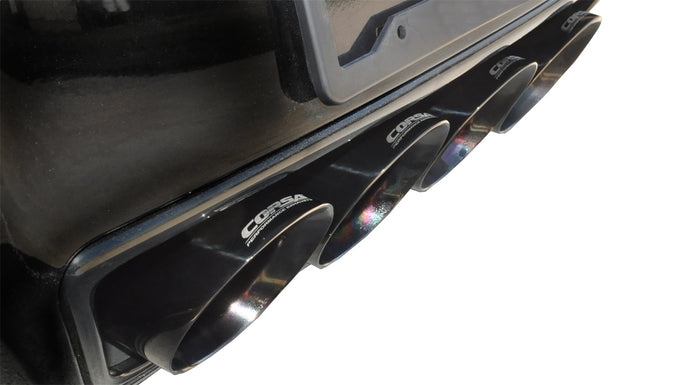 2.5in Axle-Back Dual Rear Exit with Turn Downs <br> 2014-2019 Chevrolet Corvette