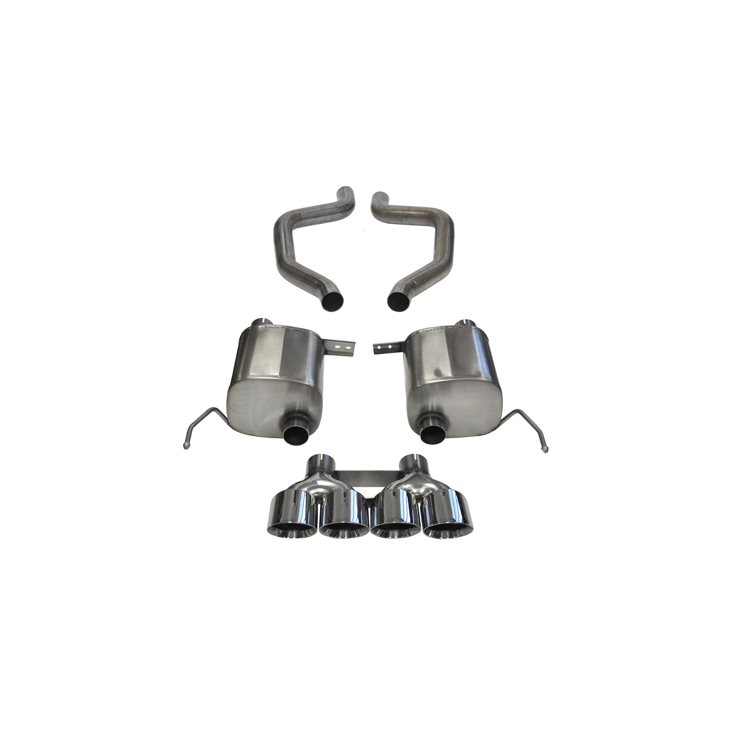 2.5in Axle-Back Dual Rear Exit W/Single 3.5in Tips <br> 2015-2019 Chevrolet Corvette