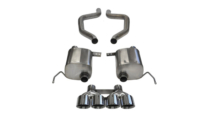 2.5in Axle-Back Dual Rear Exit W/Single 3.5in Tips <br> 2015-2019 Chevrolet Corvette