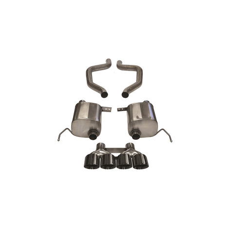 2.5in Axle-Back Dual Rear Exit with Turn Downs <br> 2015-2019 Chevrolet Corvette