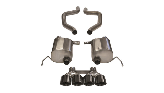2.5in Axle-Back Dual Rear Exit with Turn Downs <br> 2015-2019 Chevrolet Corvette