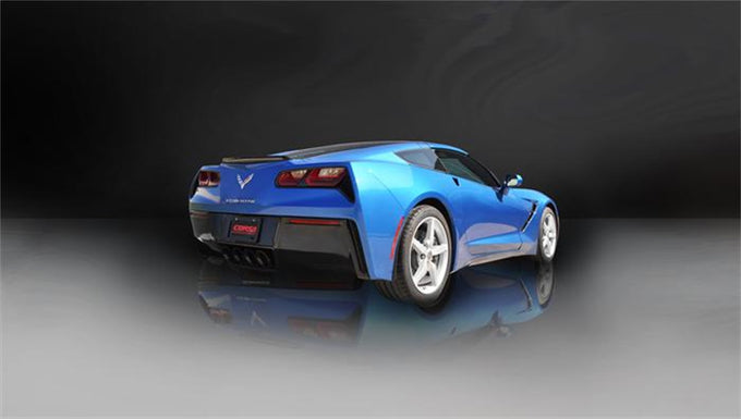 2.5in Axle-Back Dual Rear Exit with Turn Downs <br> 2015-2019 Chevrolet Corvette