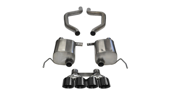 2.5in Axle-Back Dual Rear Exit with Turn Downs <br> 2015-2019 Chevrolet Corvette