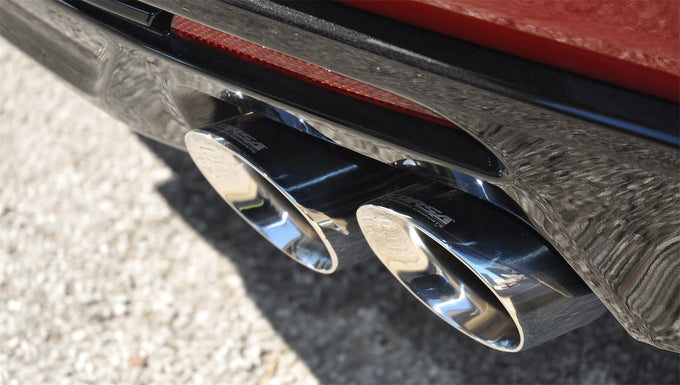 3in Cat-Back Dual Rear Exit with Twin 4in Tips <br> 2016-2024 Chevrolet Camaro