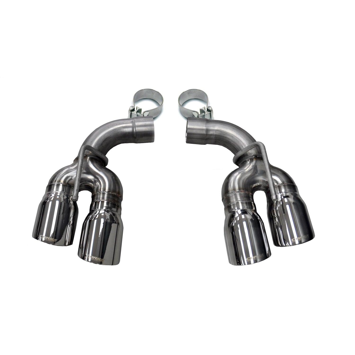 Twin 4.0in. Polished Pro-Series Tip Kit <br> 2016-2024 Chevrolet Camaro