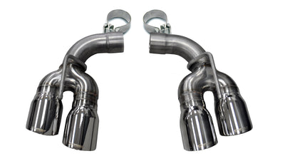 Twin 4.0in. Polished Pro-Series Tip Kit <br> 2016-2024 Chevrolet Camaro