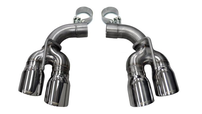 Twin 4.0in. Polished Pro-Series Tip Kit <br> 2016-2024 Chevrolet Camaro