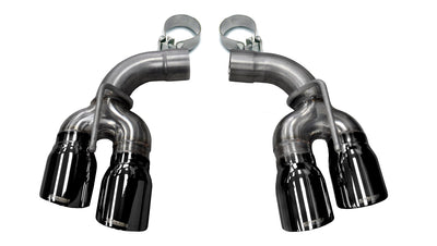 Twin 4.0in. Black PVD Pro-Series Tip Kit <br> 2016-2024 Chevrolet Camaro