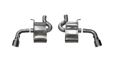3in Axle-Back Dual Rear Exhaust w/ Twin 4in Tips <br> 2016-2024 Chevrolet Camaro