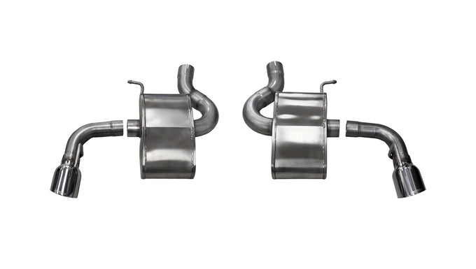 3in Axle-Back Dual Rear Exhaust w/ Twin 4in Tips <br> 2016-2024 Chevrolet Camaro