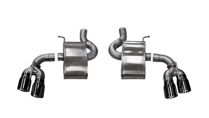 3in Axle-Back Dual Rear Exhaust w/ Twin 4in Tips <br> 2016-2024 Chevrolet Camaro
