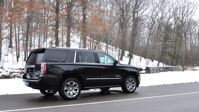 3in Cat-Back Single Exit w/ 4in Polished Tips <br> 15-20 Cadillac Escalade, GMC Yukon, Chevy Tahoe