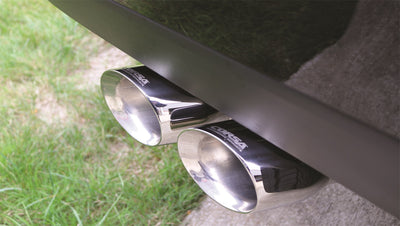3in Cat-Back Single Exit w/ 4in Polished Tips <br> 15-20 Cadillac Escalade, GMC Yukon, Chevy Tahoe
