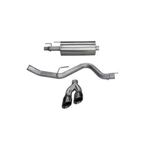 3in Cat-Back Single Exit w/ 4in Tips <br> 2015-2018,2020 Ford F-150