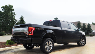 3in Cat-Back Single Exit w/ 4in Tips <br> 2015-2018,2020 Ford F-150