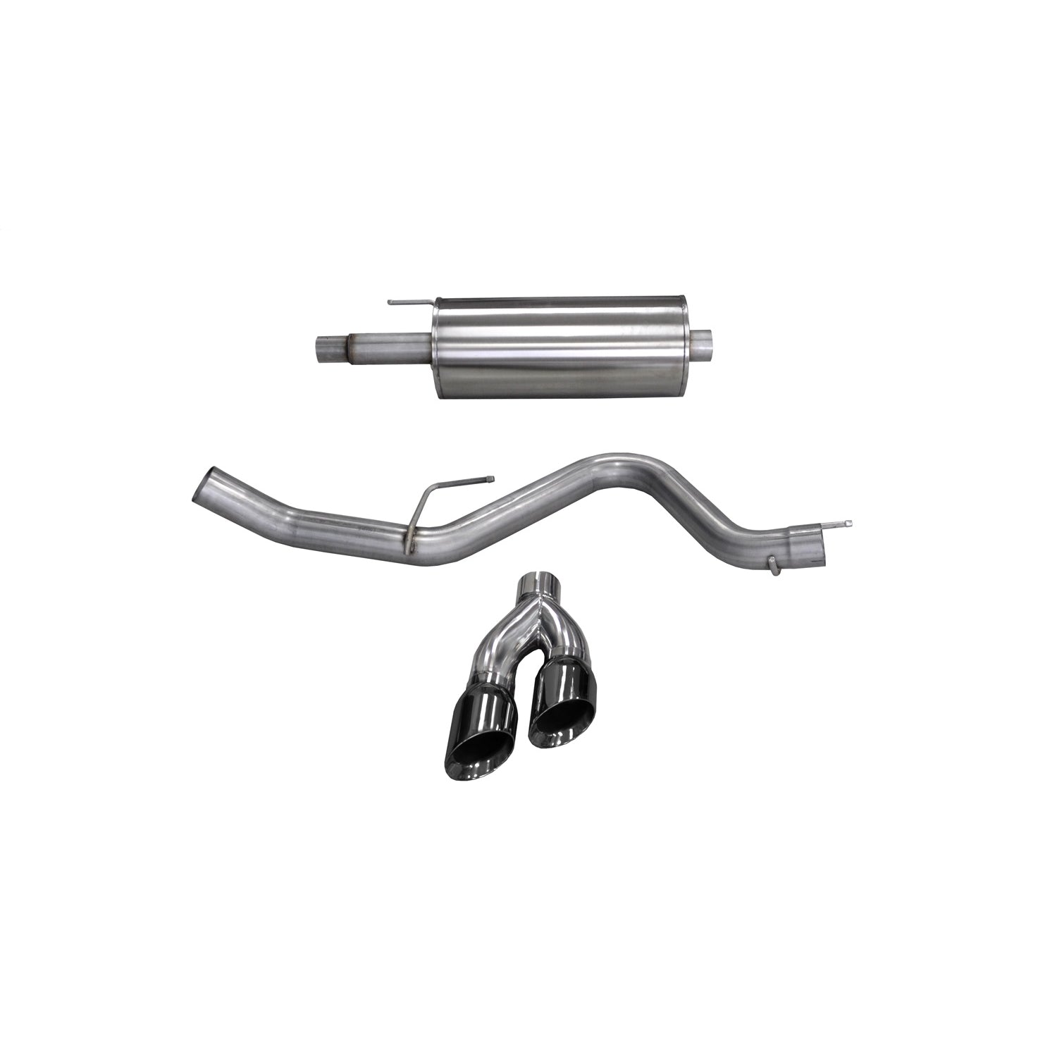 3in Cat-Back Single Exit w/ 4in Tips <br> 2015-2020 Ford F-150