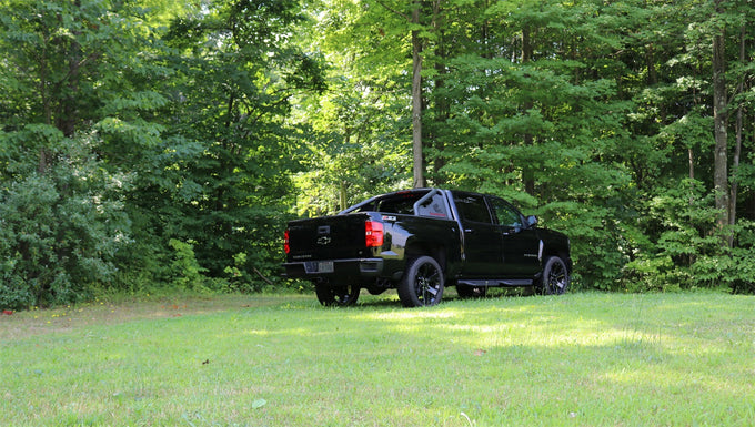 3in Cat-Back Single Exit w/ 4in Tips <br> 14-19 Chevy Silverado GMC Sierra 1500 LD Limited