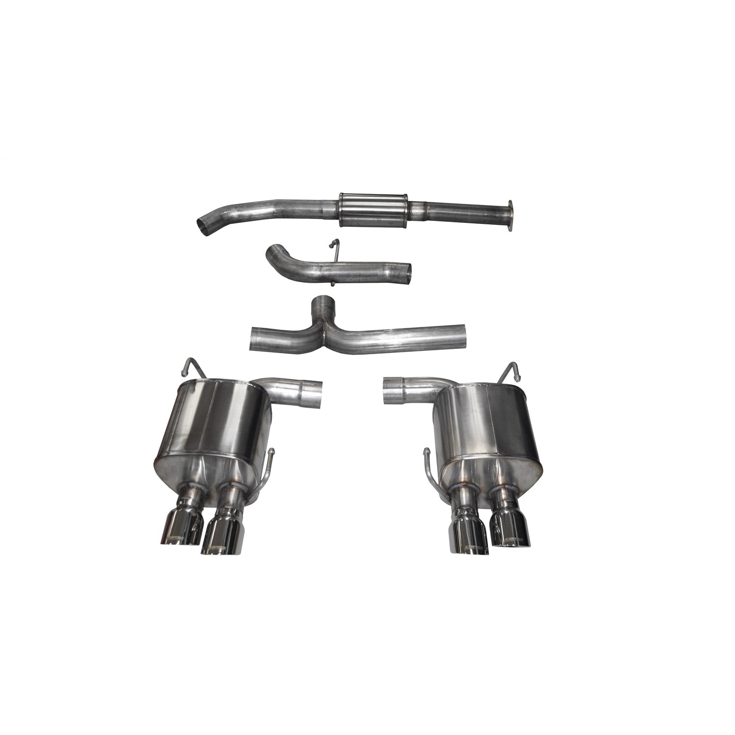 3in Cat-Back Dual Rear Exit with 3.5in Tips <br> 2015-2020 Subaru WRX WRX STI