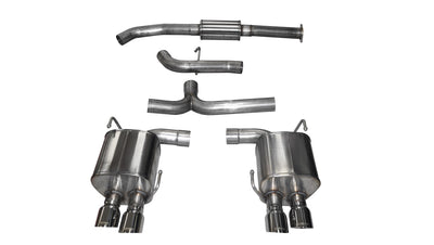 3in Cat-Back Dual Rear Exit with 3.5in Tips <br> 2015-2020 Subaru WRX WRX STI