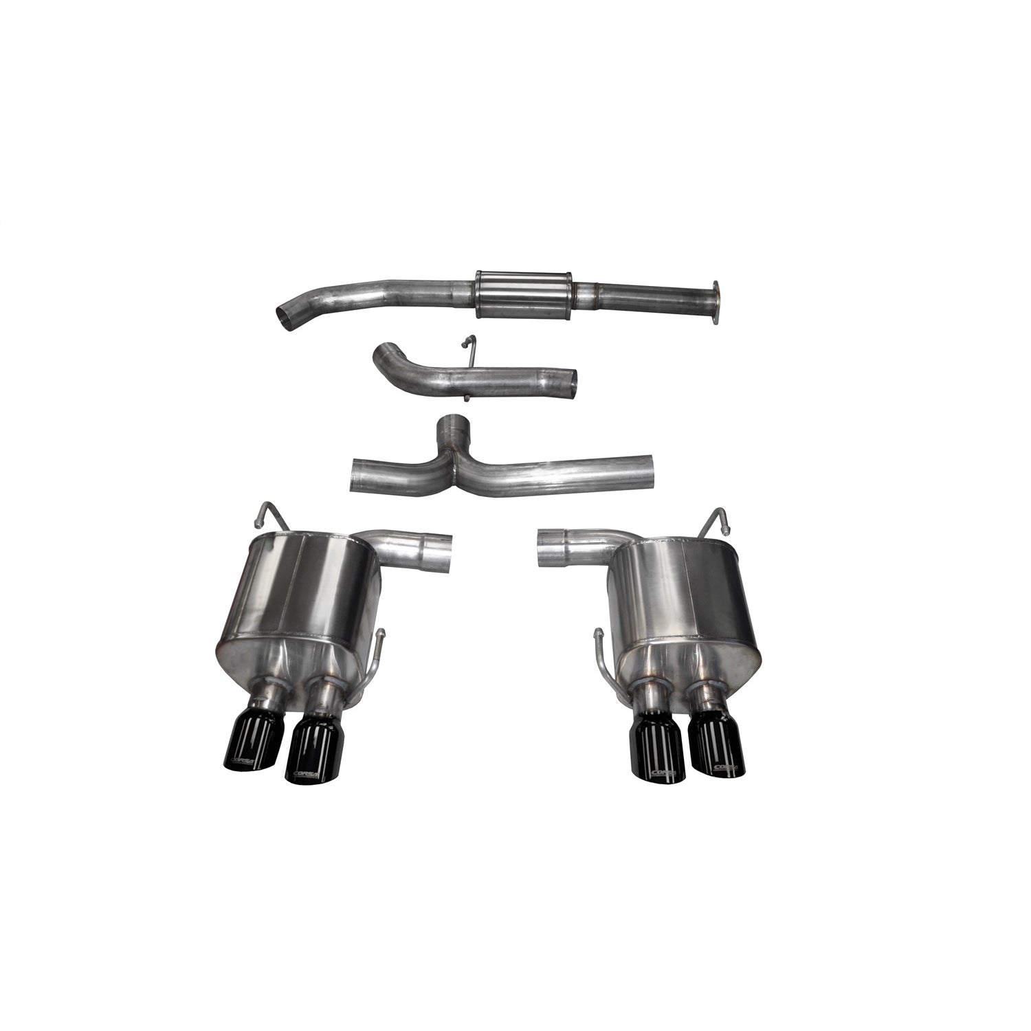 3in Cat-Back Dual Rear Exit w/Twin 3.5in Tips <br> 2015-2020 Subaru WRX WRX STI