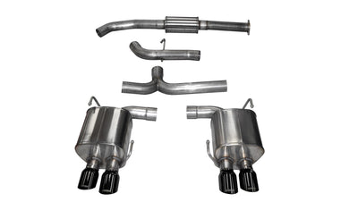 3in Cat-Back Dual Rear Exit w/Twin 3.5in Tips <br> 2015-2020 Subaru WRX WRX STI