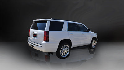 3in Cat-Back Single Exit w/4in Polished Tips <br> 15-20 Chevy Tahoe GMC Yukon