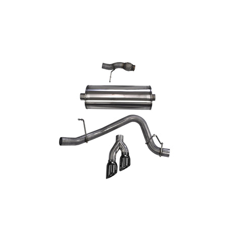 3in Cat-Back Single Exit w/ 4in Tips <br> 15-20 Chevy Tahoe GMC Yukon