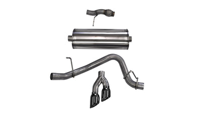 3in Cat-Back Single Exit w/ 4in Tips <br> 15-20 Chevy Tahoe GMC Yukon