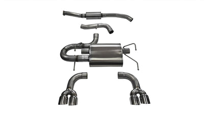 3in Cat-Back Dual Rear Exit w/ 3.5in Polished Tips <br> 2008-2011 Subaru Impreza