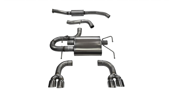 3in Cat-Back Dual Rear Exit w/ 3.5in Polished Tips <br> 2008-2011 Subaru Impreza