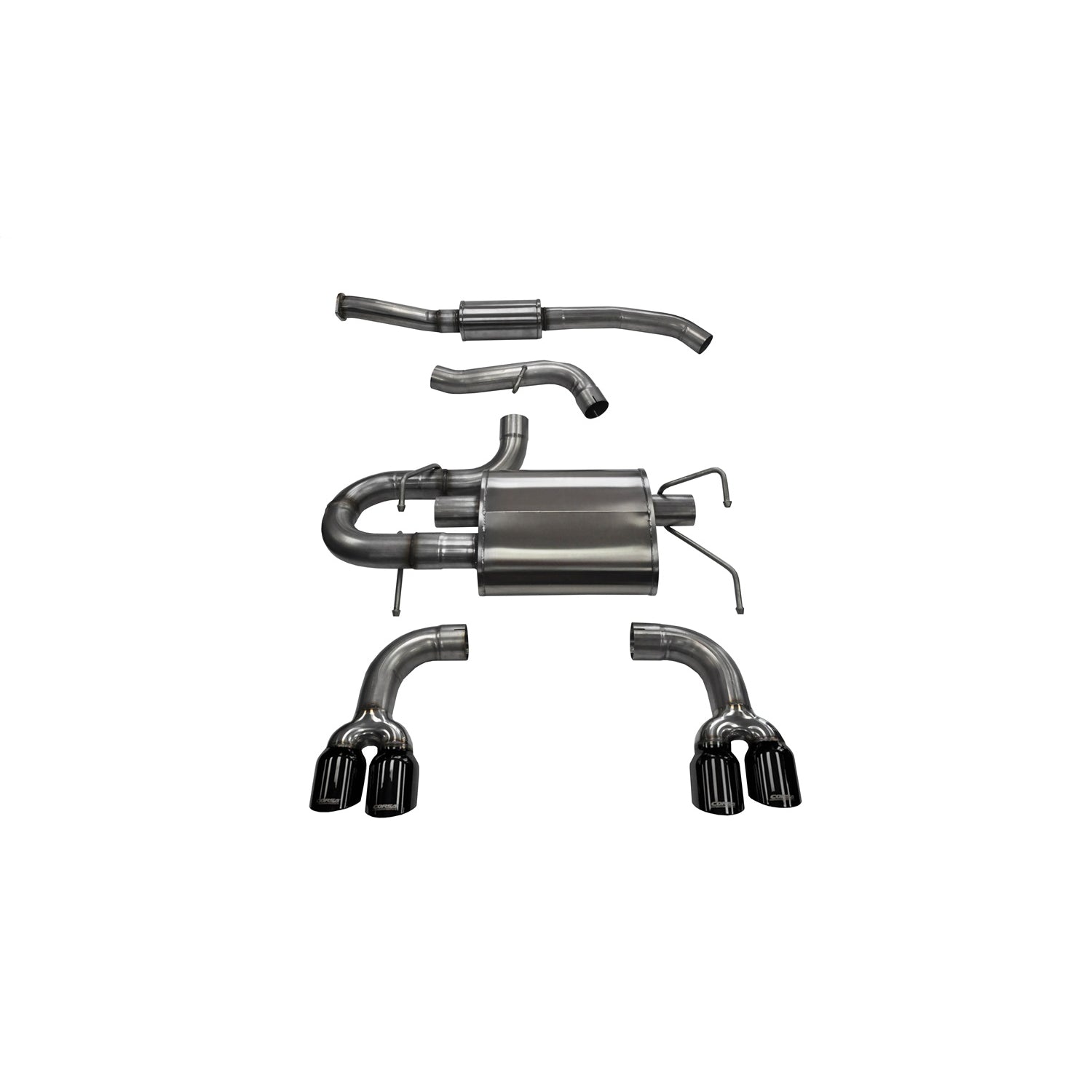 3in Cat-Back Dual Rear Exit with 3.5in Tips <br> 2008-2011 Subaru Impreza