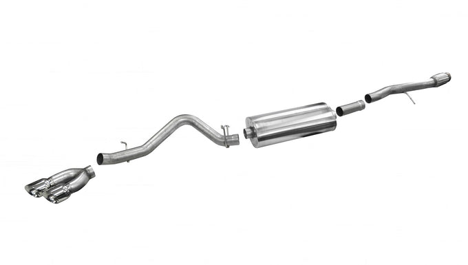 3.5in Cat-Back Single Side Exit w/ 4.5in Tips <br> 14-19 Chevy Silvera GMC Sierra 1500