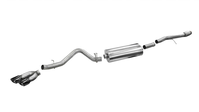 3.5in Cat-Back Single Side Exit with 4.5in Tips <br> 14-19 Chevy Silvera GMC Sierra 1500