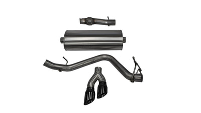 3in Cat-Back Single Exit w/ 4in Tips <br> 14-18 Chevy Silvera GMC Sierra 1500