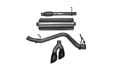 3in Cat-Back Single Exit w/ 4in Tips <br> 14-18 Chevy Silvera GMC Sierra 1500