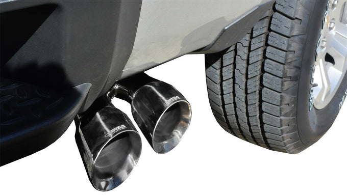 3in Cat-Back Single Exit w/4in Polished Tips <br> 14-18 Chevy Silvera GMC Sierra 1500