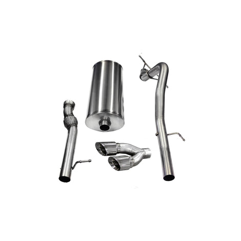 3in Cat-Back Single Exit w/4in Polished Tips <br> 11-14 GMC Yukon XL 1500, Cadillac Escade ESV EXT