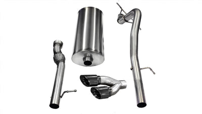3in Cat-Back Single Exit w/ 4in Tips <br> 11-14 GMC Yukon XL 1500, Cadillac Escade ESV EXT
