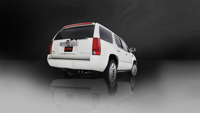 3in Cat-Back Single Exit w/ 4in Tips <br> 11-14 GMC Yukon XL 1500, Cadillac Escade ESV EXT