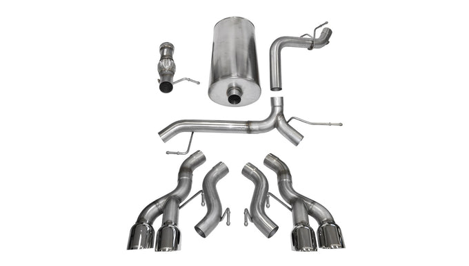 3in Cat-Back Dual Rear Exit Exhaust System <br> 2012-2014 Cadillac Escalade