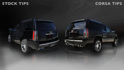 3in Cat-Back Dual Rear Exit Exhaust System <br> 2012-2014 Cadillac Escalade