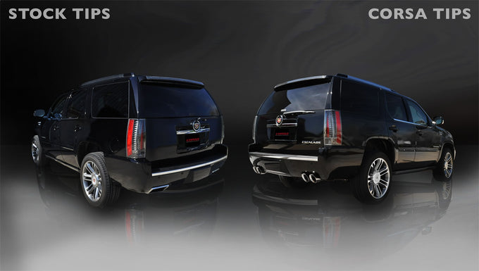 3in Cat-Back Dual Rear Exit Exhaust System <br> 2012-2014 Cadillac Escalade