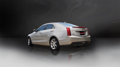 3in Cat-Back Dual Rear Exit W/ 4in Black PVD Tips <br> 2013-2017,2019 Cadillac ATS