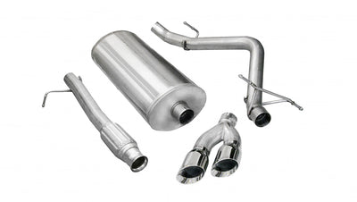 3in Cat-Back Single Exit w/4in Polished Tips <br> 09-13 Chevy Silvera GMC Sierra 1500