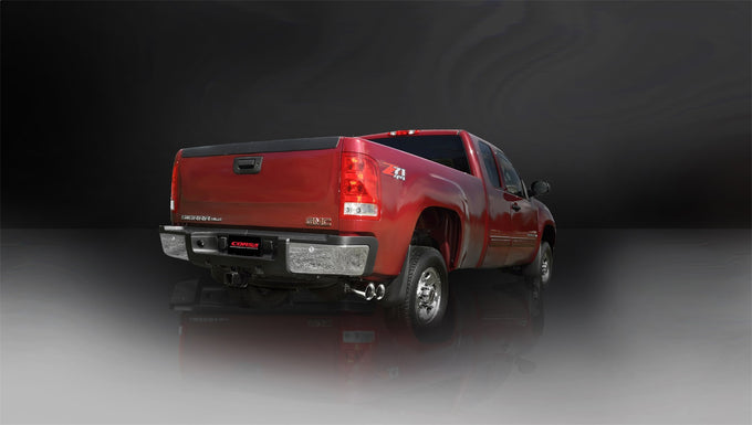 3in Cat-Back Single Exit w/4in Polished Tips <br> 09-13 Chevy Silvera GMC Sierra 1500