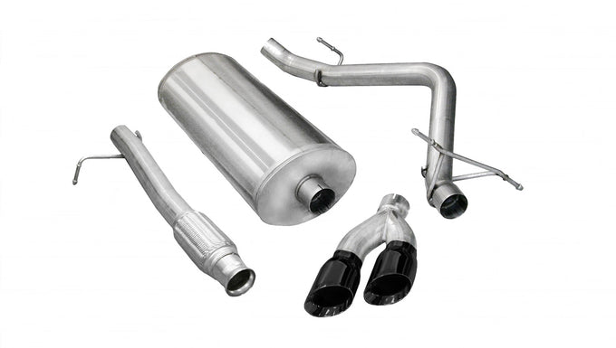 3in Cat-Back Single Exit w/ 4in Tips <br> 09-13 Chevy Silvera GMC Sierra 1500