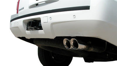3in Cat-Back Single Rear Exit W/ 4in Polished Tips <br> 09-44 Chevy Tahoe, GMC Tukon