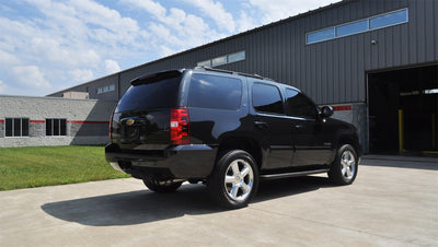 3in Cat-Back Single Rear Exit w/ 4in Black PVD Tips <br> 09-44 Chevy Tahoe, GMC Tukon