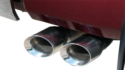 3in Cat-Back Single Exit w/ Twin 4in Polished Tips <br> 2011-2021 Toyota Tundra